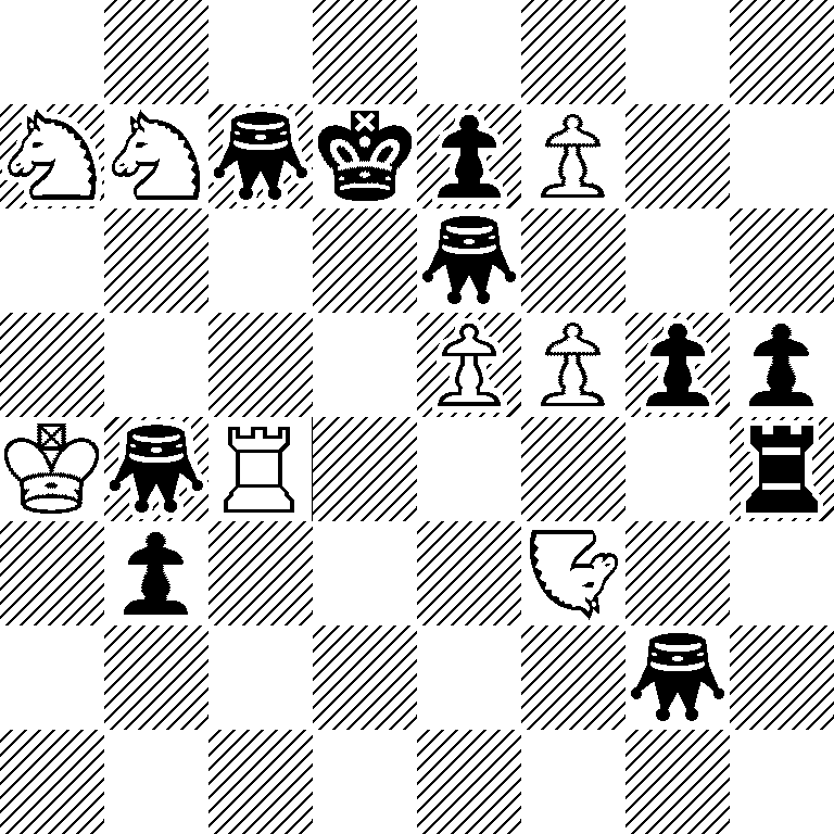 8/SS*2qkpP2/4*2q3/4PPpp/K*2qR4r/1p3*2S2/6*2q1/8