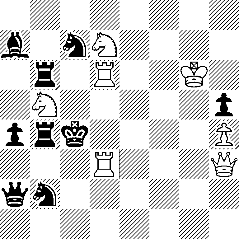 8/b1nN4/1r1R2K1/1N5p/prk4P/3R3Q/qn6/8