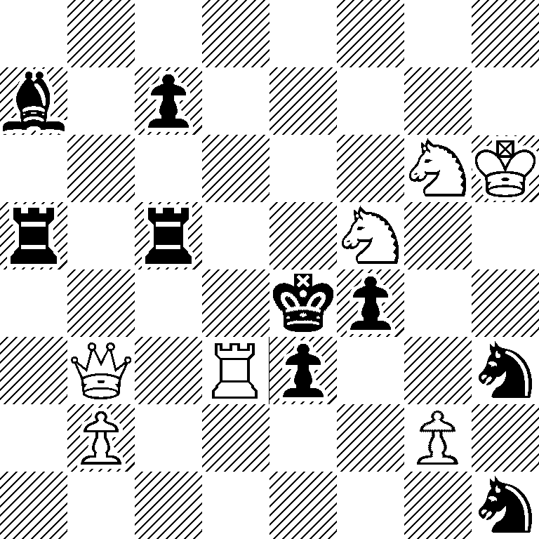 8/b1p5/6NK/r1r2N2/4kp2/1Q1Rp2n/1P4P1/7n