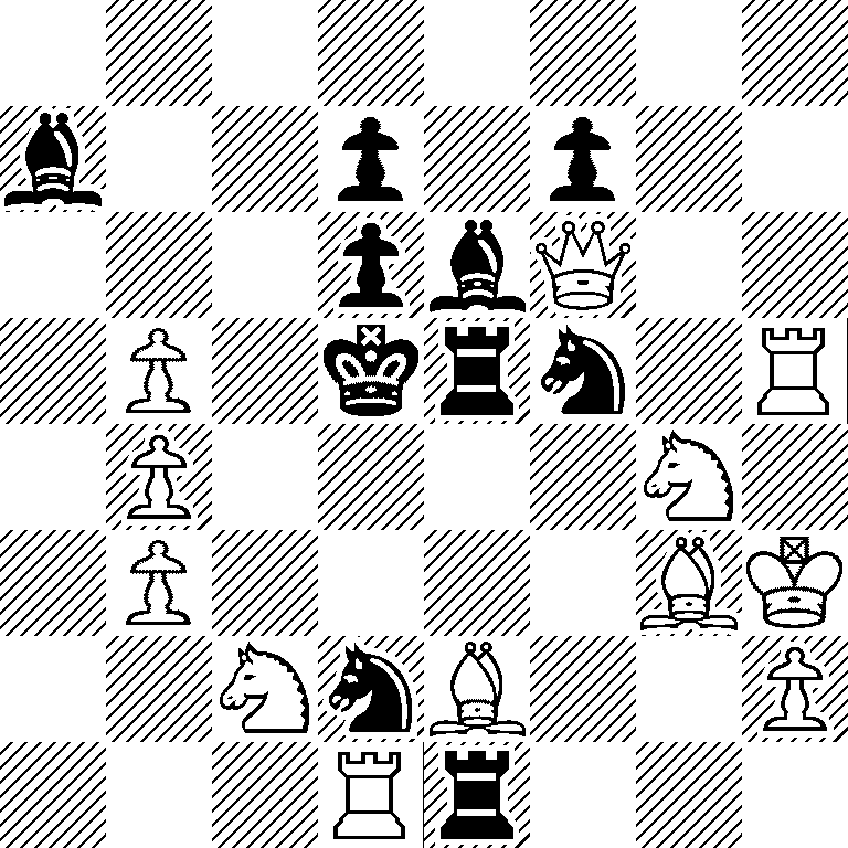 8/b2p1p2/3pbQ2/1P1krn1R/1P4N1/1P4BK/2NnB2P/3Rr3