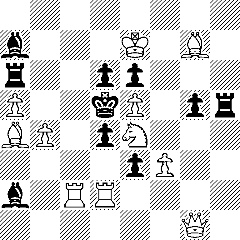 8/b3K1B1/r2pp3/P2kP1pr/BP1pN3/4pP2/b1RR4/6Q1
