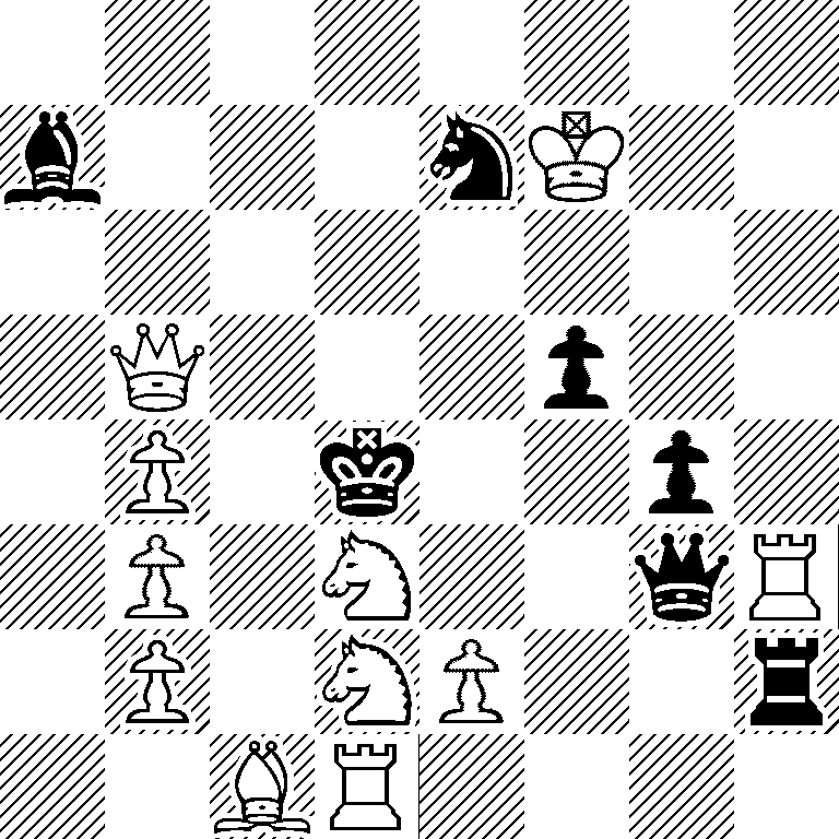 8/b3nK2/8/1Q3p2/1P1k2p1/1P1N2qR/1P1NP2r/2BR4