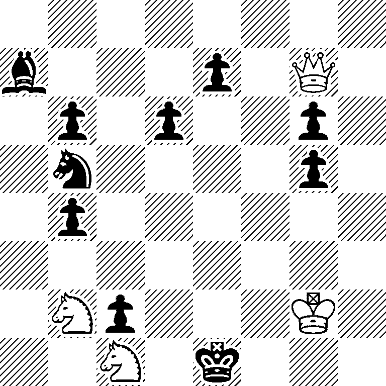 8/b3p1Q1/1p1p2p1/1n4p1/1p6/8/1Np3K1/2N1k3