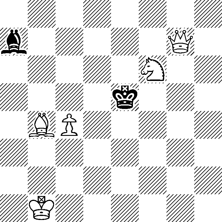 8/b5Q1/5N2/4k3/1BP5/8/8/1K6
