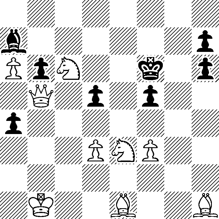 8/b6p/PpN2k1p/1Q1p1p2/p7/3PNP2/8/1K2B2B