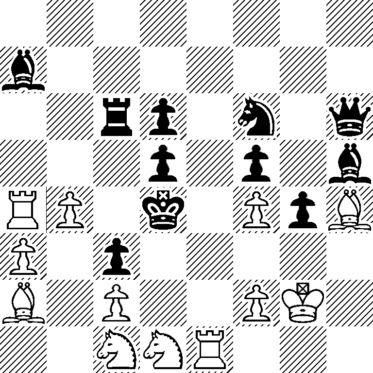 8/b7/2rp1n1q/3p1p1b/RP1k1PpB/P1p5/B1P2PK1/2NNR3