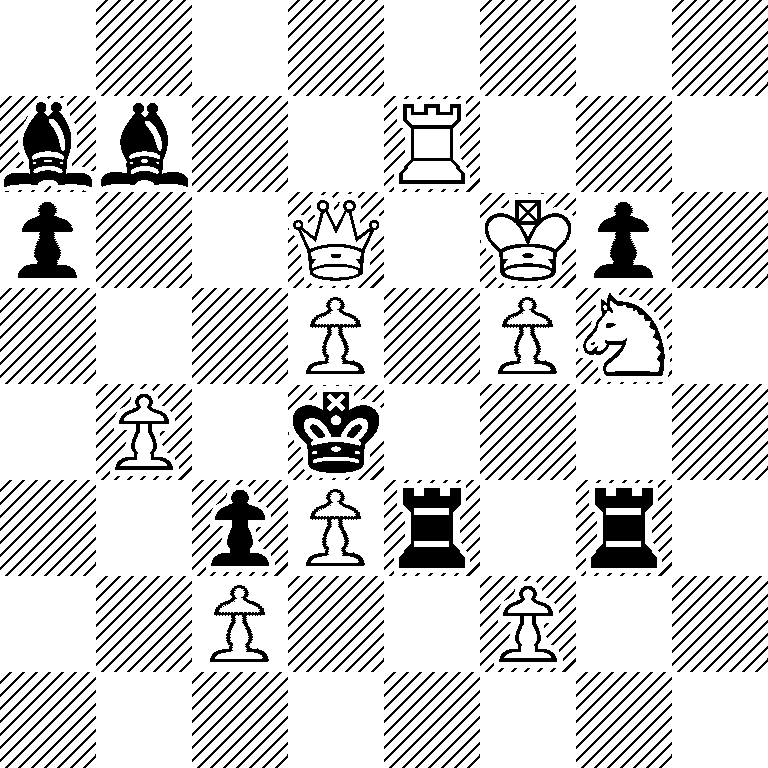 8/bb2R3/p2Q1Kp1/3P1PN1/1P1k4/2pPr1r1/2P2P2/8