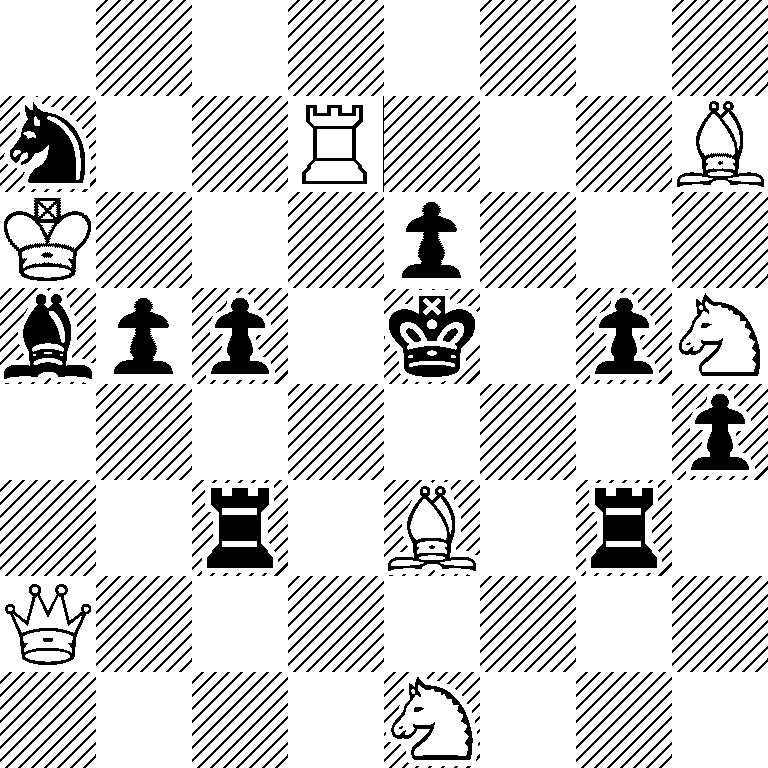 8/n2R3B/K3p3/bpp1k1pN/7p/2r1B1r1/Q7/4N3