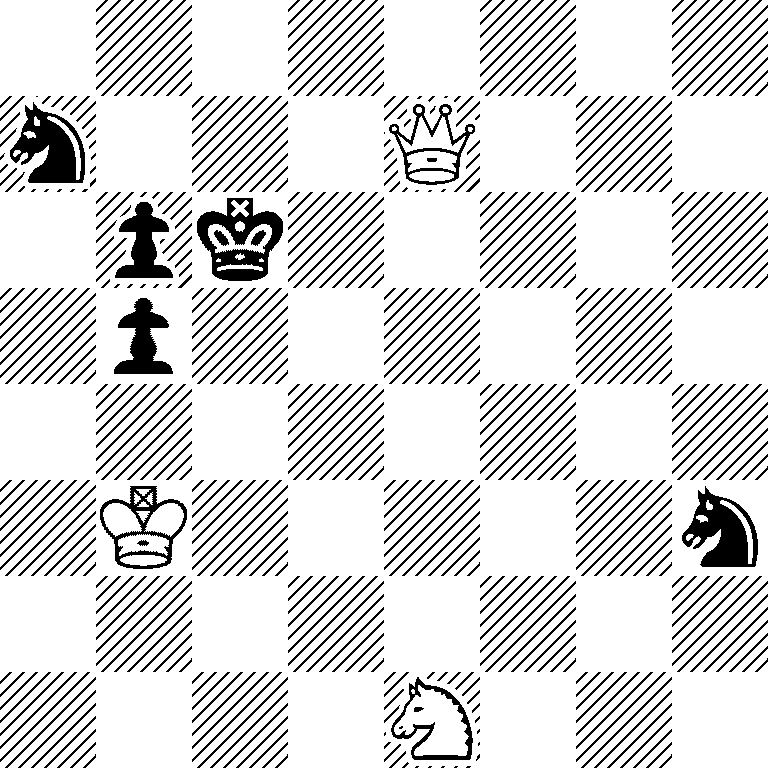 8/n3Q3/1pk5/1p6/8/1K5n/8/4N3