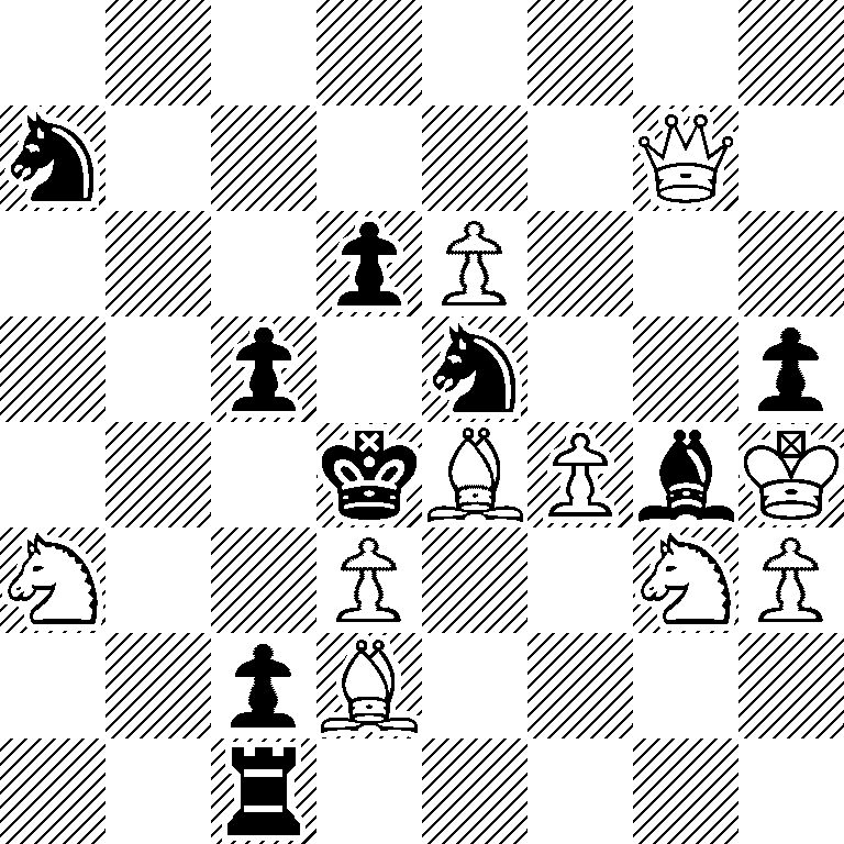 8/n5Q1/3pP3/2p1n2p/3kBPbK/N2P2NP/2pB4/2r5