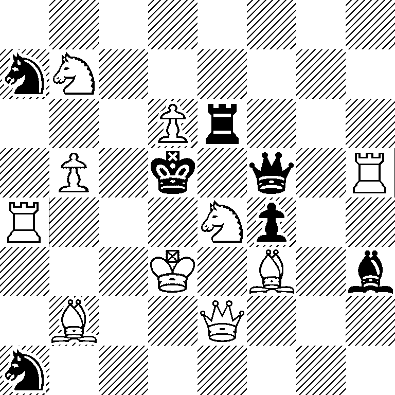 8/nN6/3Pr3/1P1k1q1R/R3Np2/3K1B1b/1B2Q3/n7