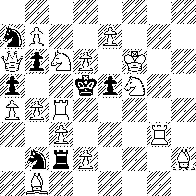 8/nP2P3/QpNP1K2/p2kpN2/PPR5/2P3R1/1nrP3B/1B6