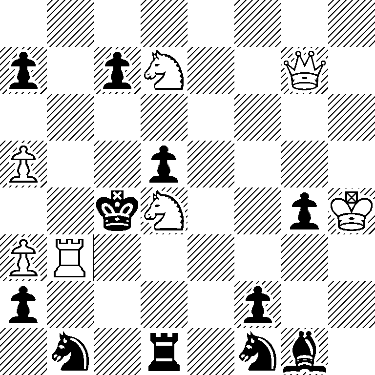 8/p1pN2Q1/8/P2p4/2kN2pK/PR6/p4p2/1n1r1nb1