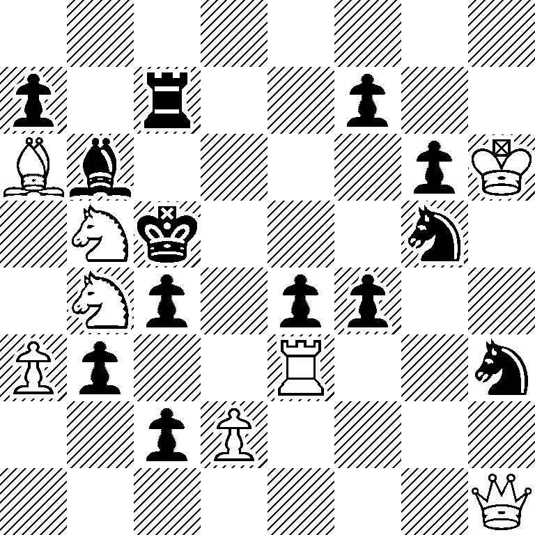 8/p1r2p2/Bb4pK/1Nk3n1/1Np1pp2/Pp2R2n/2pP4/7Q