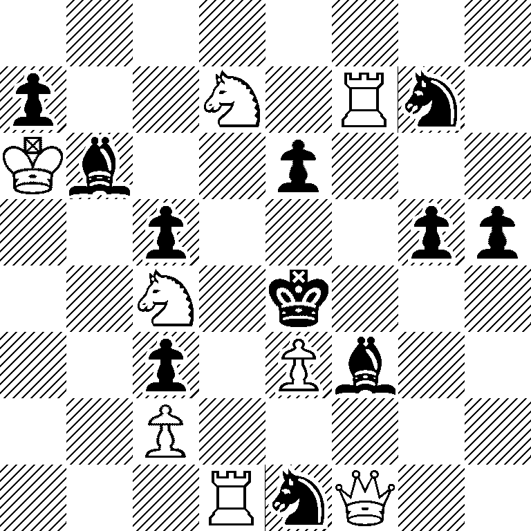 8/p2N1Rn1/Kb2p3/2p3pp/2N1k3/2p1Pb2/2P5/3RnQ2