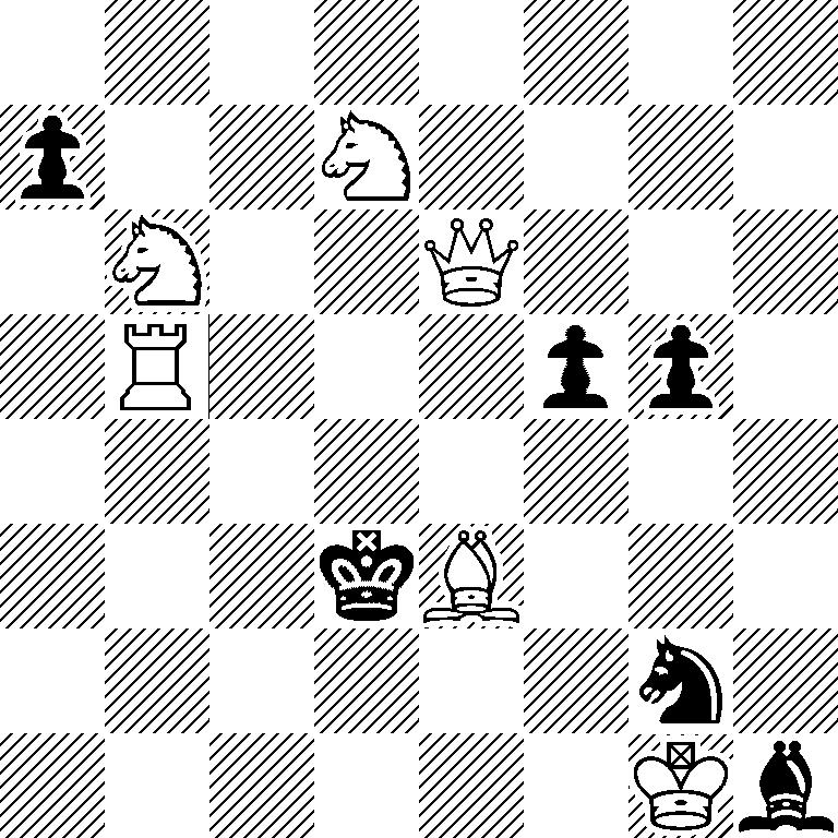 8/p2N4/1N2Q3/1R3pp1/8/3kB3/6n1/6Kb