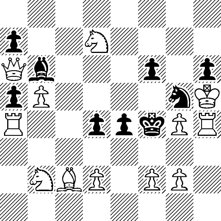 8/p2N4/Qb3p1p/pP4nK/R2ppkPR/8/1NBP1PP1/8