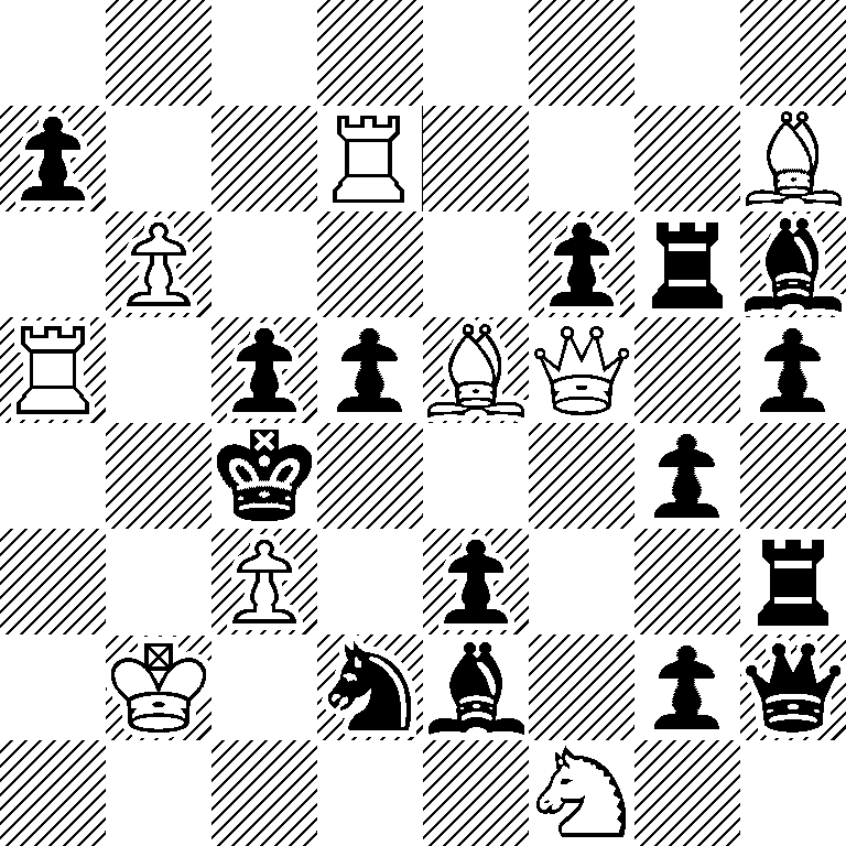 8/p2R3B/1P3prb/R1ppBQ1p/2k3p1/2P1p2r/1K1nb1pq/5N2