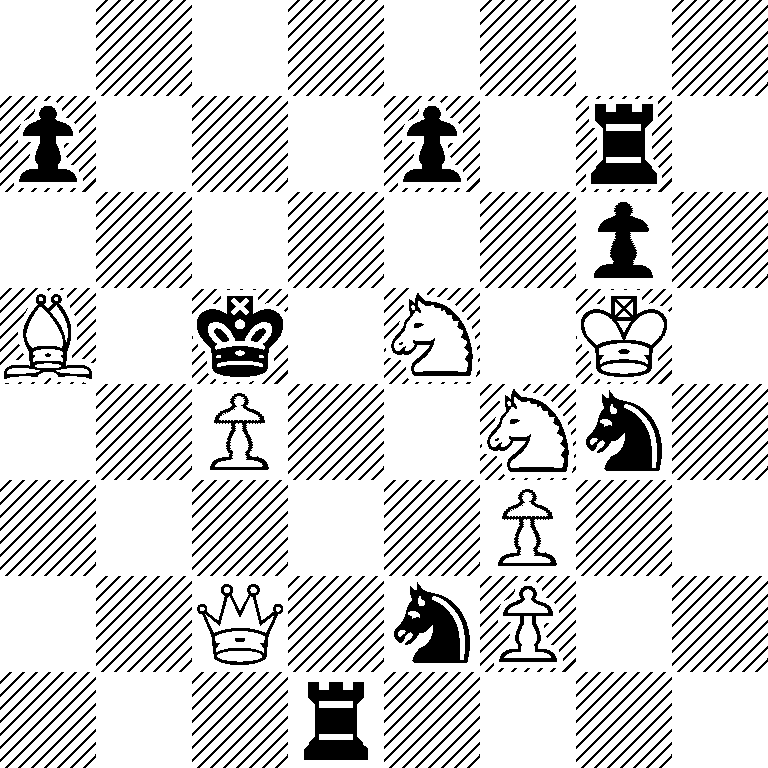 8/p3p1r1/6p1/B1k1N1K1/2P2Nn1/5P2/2Q1nP2/3r4