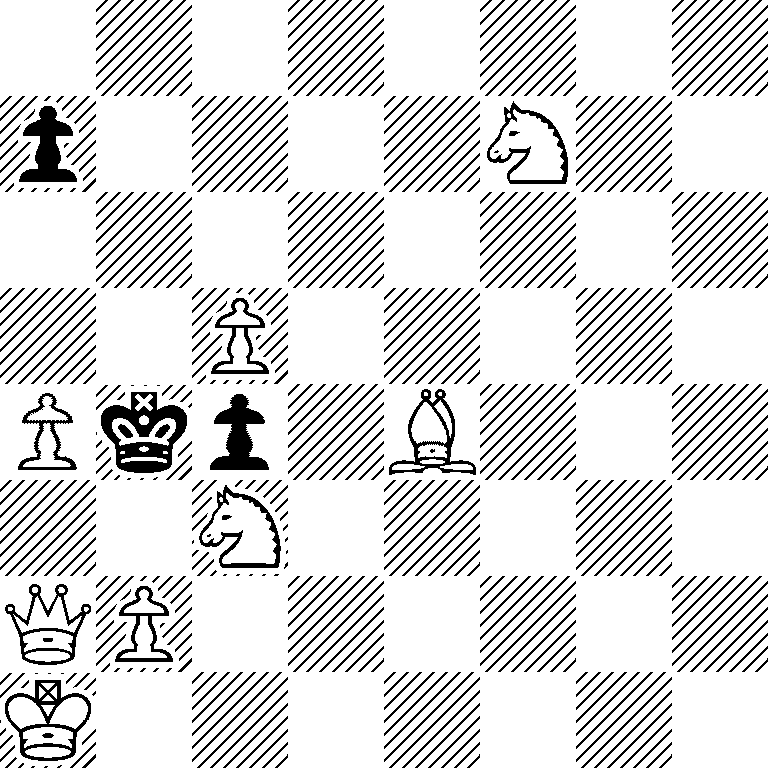 8/p4N2/8/2P5/Pkp1B3/2N5/QP6/K7
