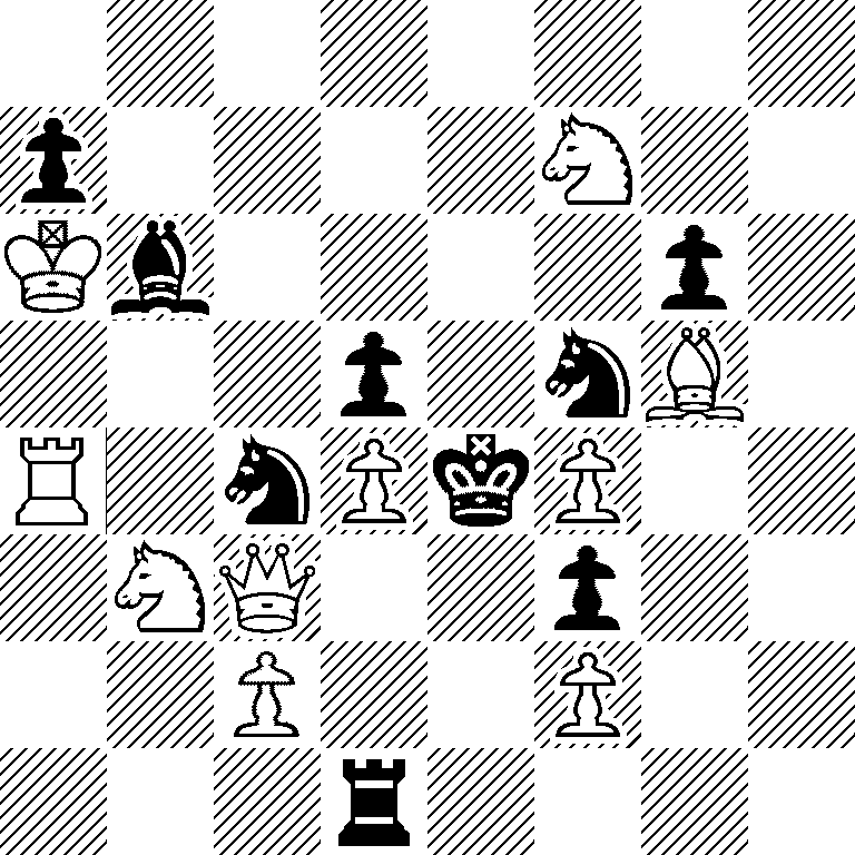 8/p4N2/Kb4p1/3p1nB1/R1nPkP2/1NQ2p2/2P2P2/3r4