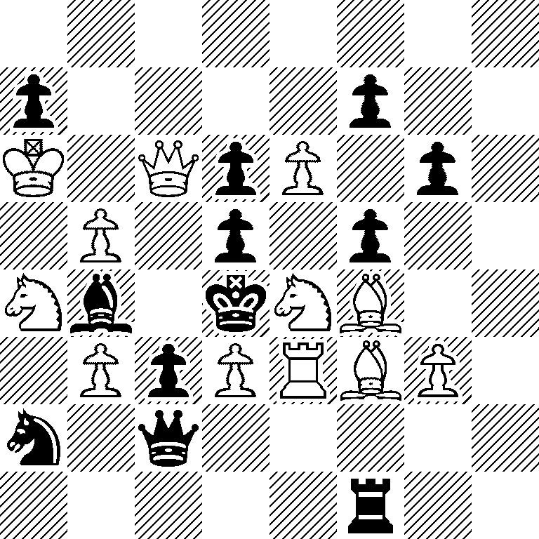 8/p4p2/K1QpP1p1/1P1p1p2/Nb1kNB2/1PpPRBP1/n1q5/5r2