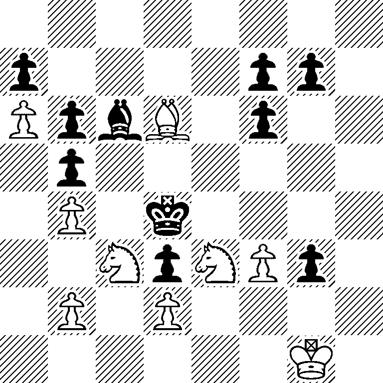 8/p4pp1/PpbB1p2/1p6/1P1k4/2NpNPp1/1P1P4/6K1