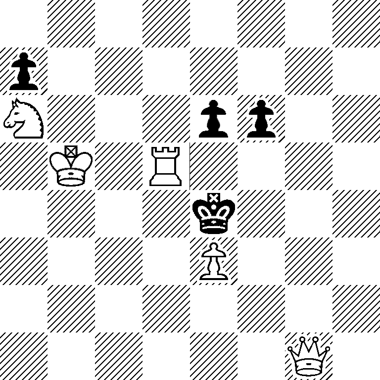 8/p7/N3pp2/1K1R4/4k3/4P3/8/6Q1