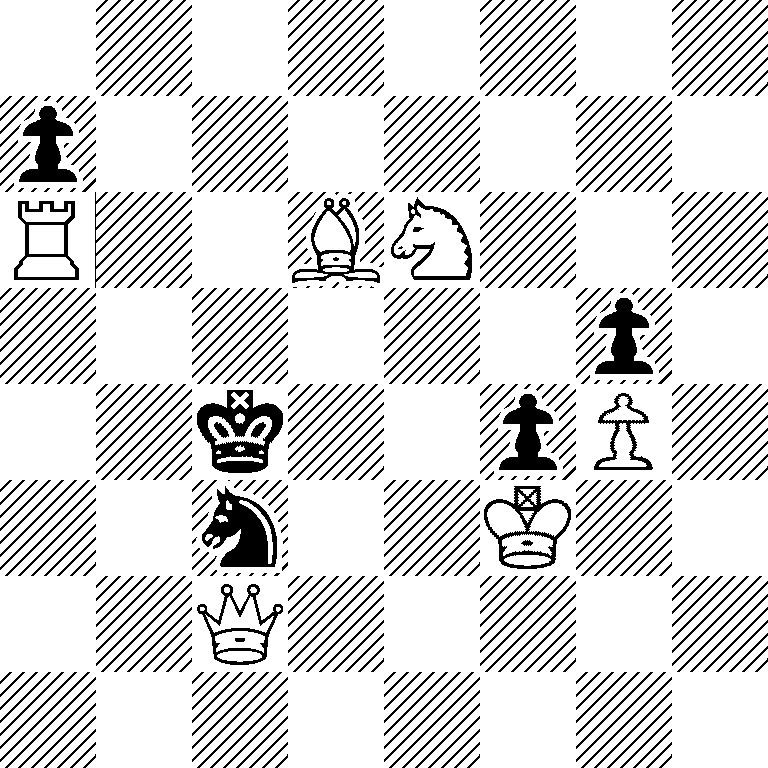 8/p7/R2BN3/6p1/2k2pP1/2n2K2/2Q5/8