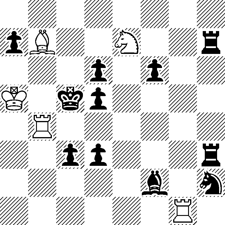 8/pB2N2r/3p1p2/K1kp4/1R6/2pp3r/5b1n/6R1