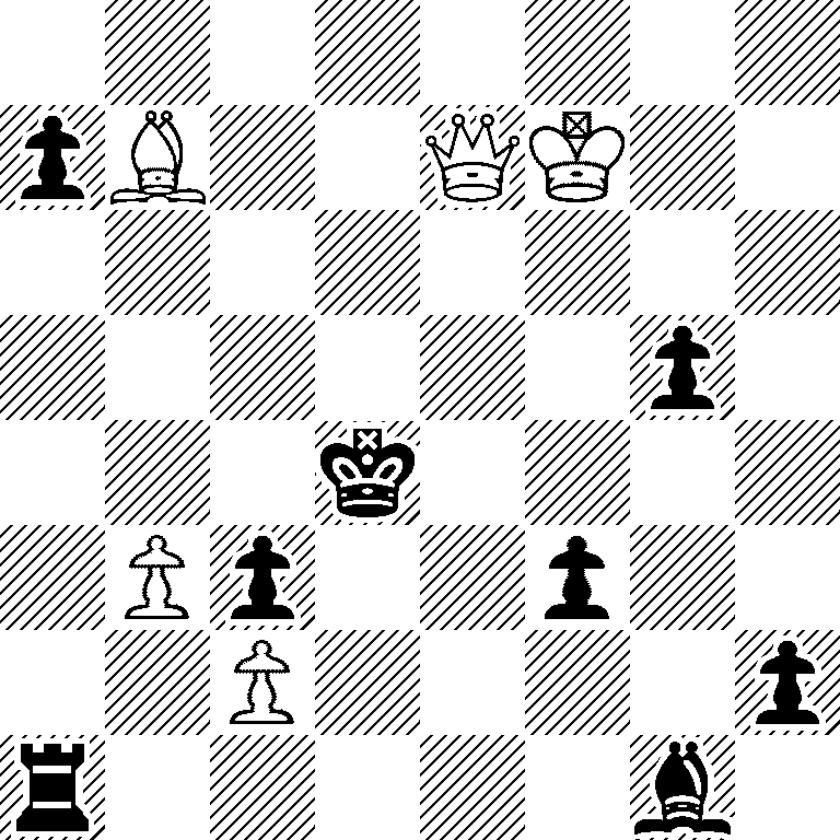 8/pB2QK2/8/6p1/3k4/1Pp2p2/2P4p/r5b1