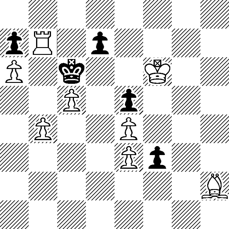 8/pR1p4/P1k2K2/2P1p3/1P2P3/4Pp2/7B/8