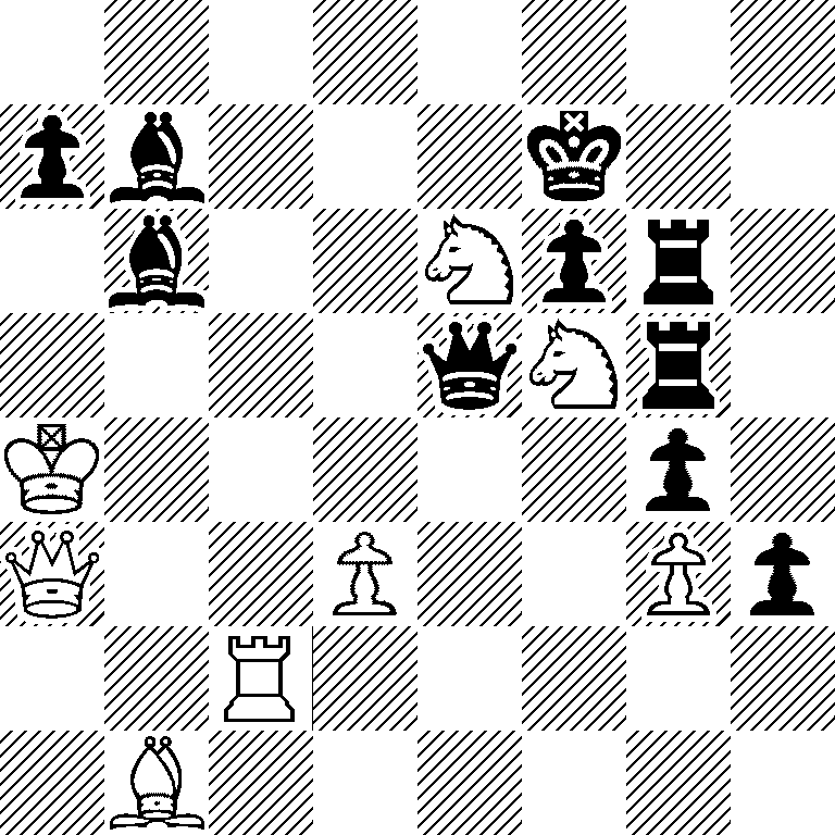 8/pb3k2/1b2Npr1/4qNr1/K5p1/Q2P2Pp/2R5/1B6