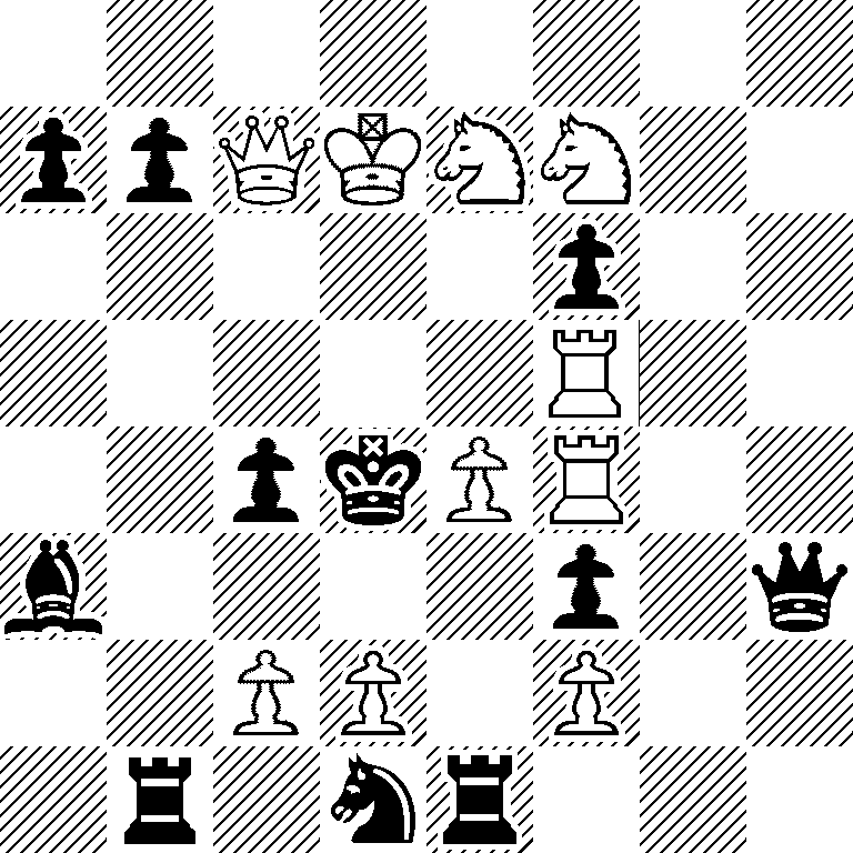 8/ppQKNN2/5p2/5R2/2pkPR2/b4p1q/2PP1P2/1r1nr3