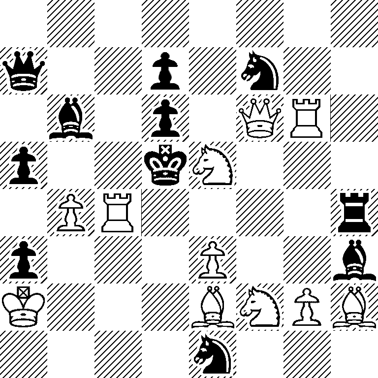 8/q2p1n2/1b1p1QR1/p2kN3/1PR4r/p3P2b/K3BNPB/4n3