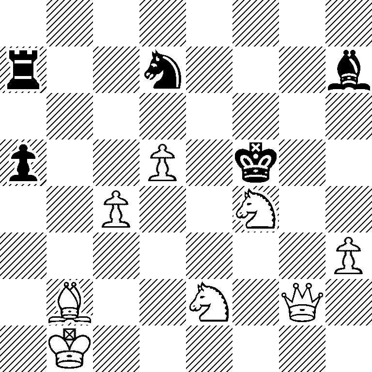 8/r2n3b/8/p2P1k2/2P2N2/7P/1B2N1Q1/1K6