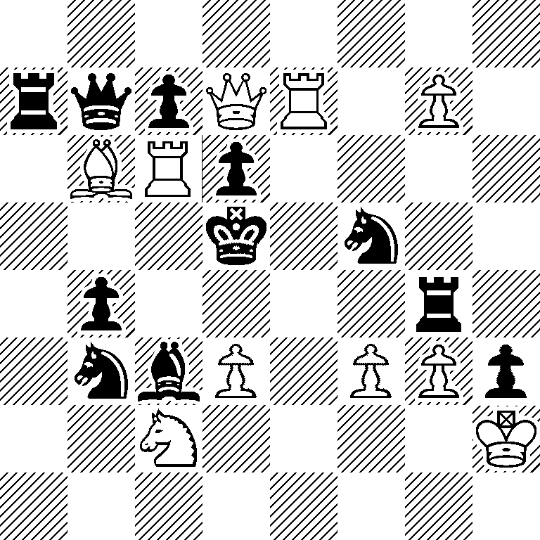 8/rqpQR1P1/1BRp4/3k1n2/1p4r1/1nbP1PPp/2N4K/8