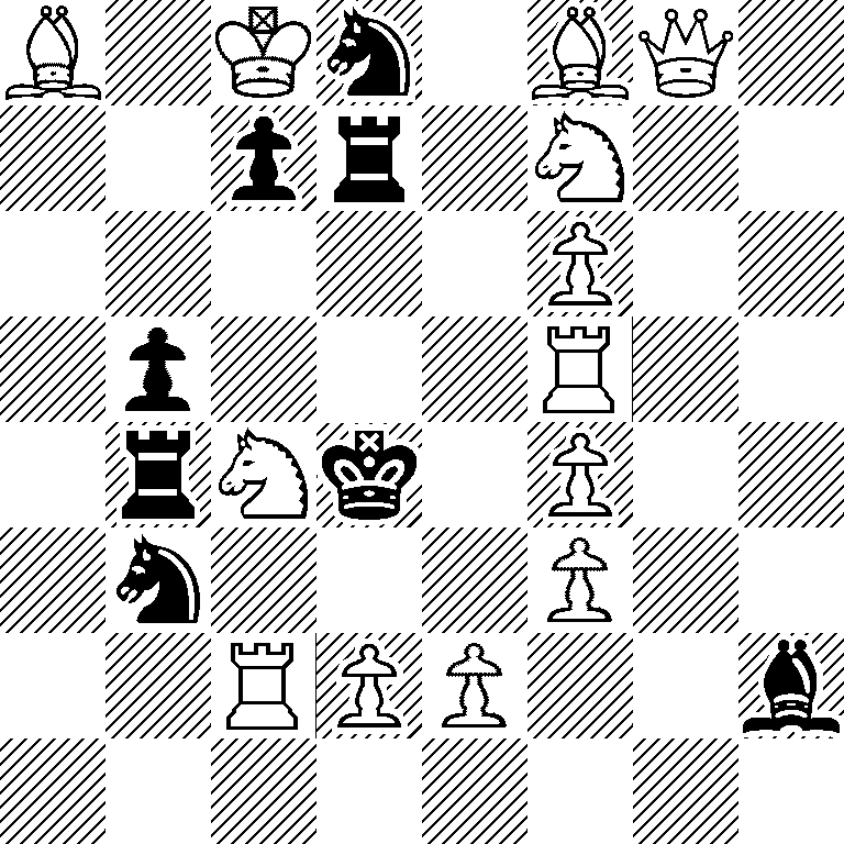 B1Kn1BQ1/2pr1N2/5P2/1p3R2/1rNk1P2/1n3P2/2RPP2b/8