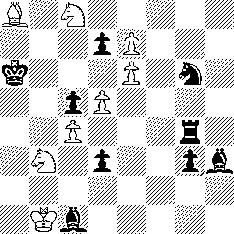 B1N5/3pP3/k3P1n1/2pP4/2P3r1/1N1p2pb/8/1Kb5