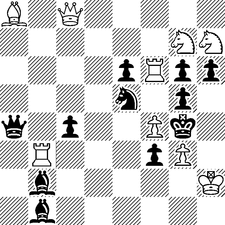 B1Q5/6SS/4pRpp/4s1p1/q1p2Pk1/1R3pP1/1b5K/1b6