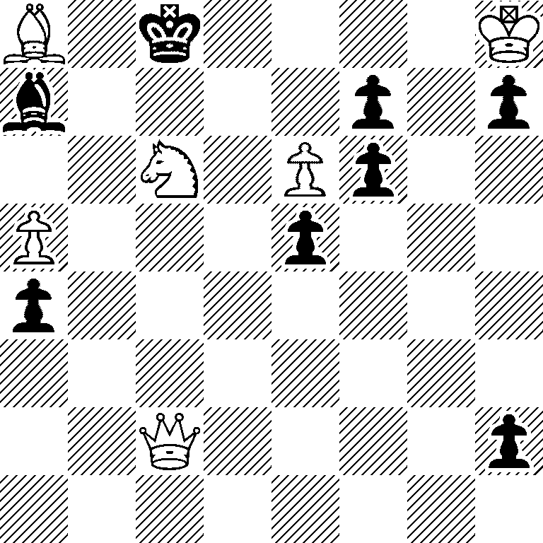 B1k4K/b4p1p/2N1Pp2/P3p3/p7/8/2Q4p/8