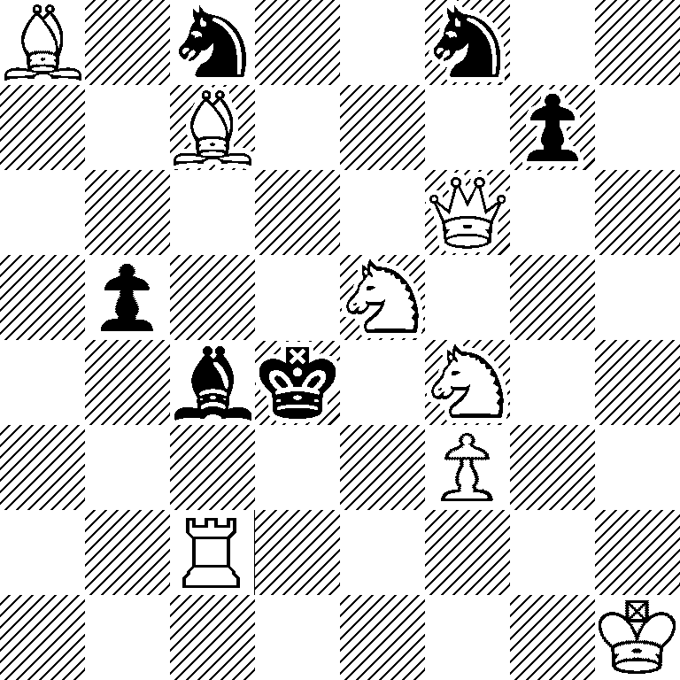 B1n2n2/2B3p1/5Q2/1p2N3/2bk1N2/5P2/2R5/7K