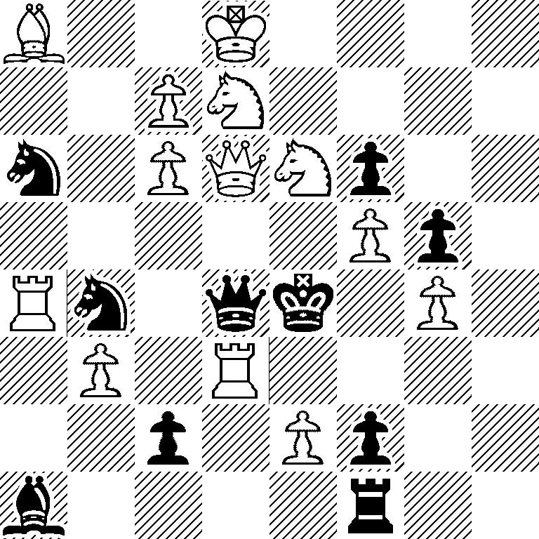 B2K4/2PN4/n1PQNp2/5Pp1/Rn1qk1P1/1P1R4/2p1Pp2/b4r2