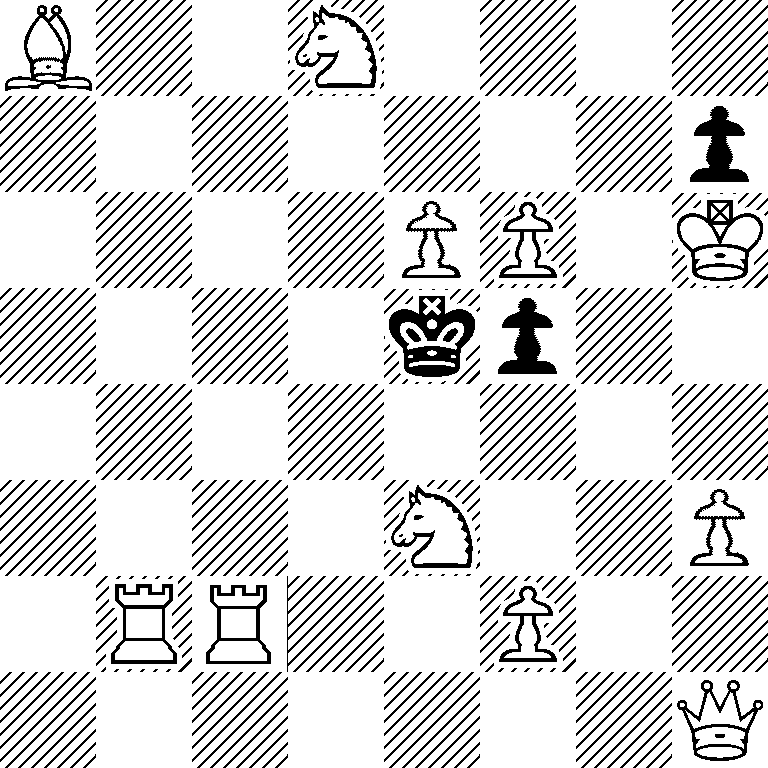 B2N4/7p/4PP1K/4kp2/8/4N2P/1RR2P2/7Q