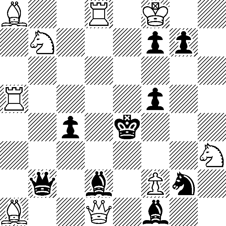 B2R1K2/1N3pp1/8/R4p2/2p1k3/7N/1q1b1Pn1/B2Q1b2