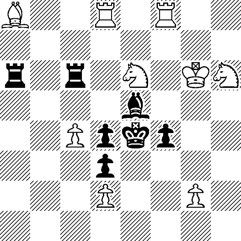 B2R1R2/8/r1r1N1KN/4b3/2Ppkp2/3p4/3P2P1/8