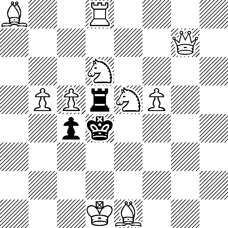 B2R4/6Q1/3N4/1PPrNP2/2pk4/8/8/3KB3