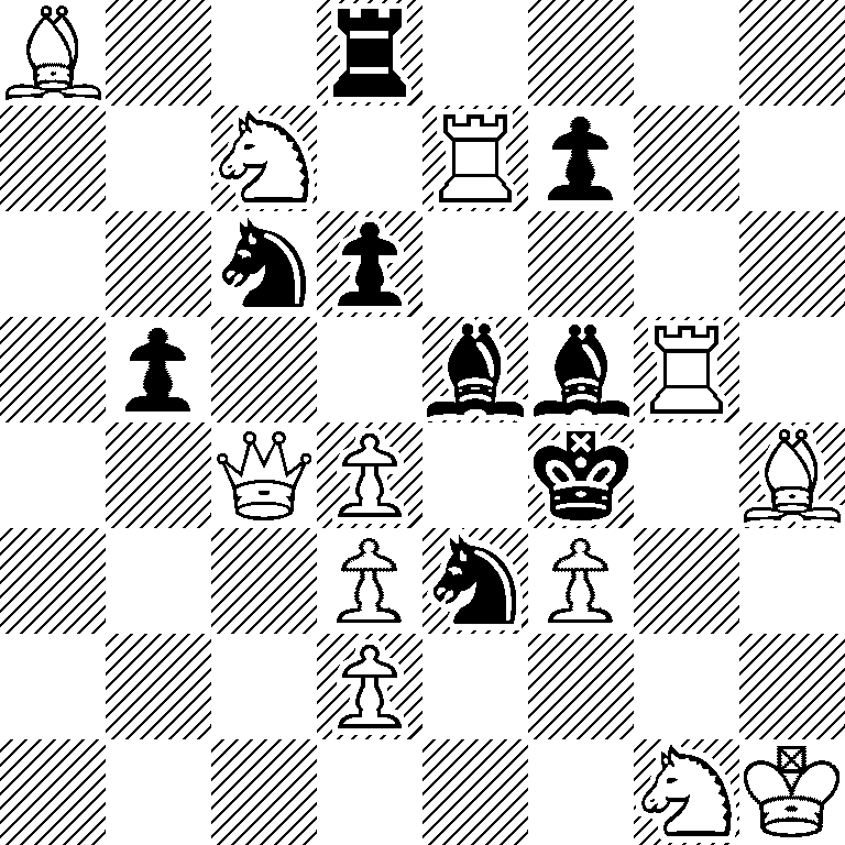 B2r4/2N1Rp2/2np4/1p2bbR1/2QP1k1B/3PnP2/3P4/6NK