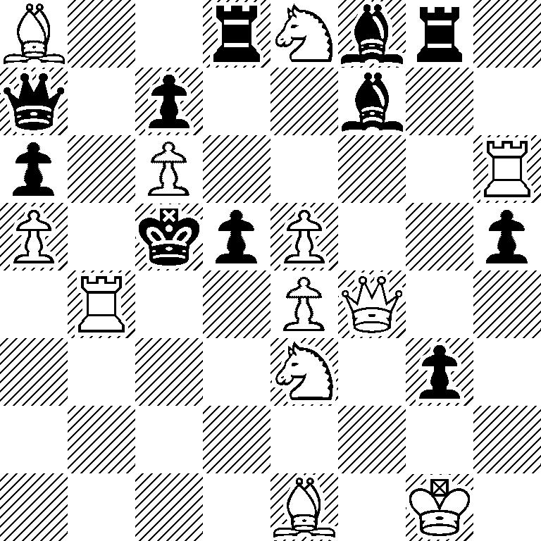 B2rNbr1/q1p2b2/p1P4R/P1kpP2p/1R2PQ2/4N1p1/8/4B1K1