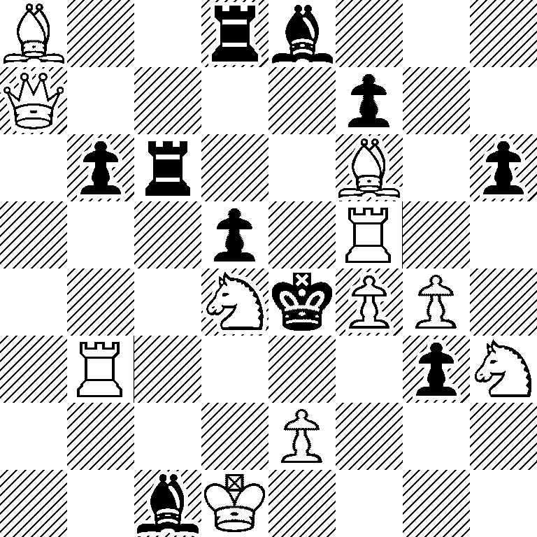 B2rb3/Q4p2/1pr2B1p/3p1R2/3NkPP1/1R4pN/4P3/2bK4
